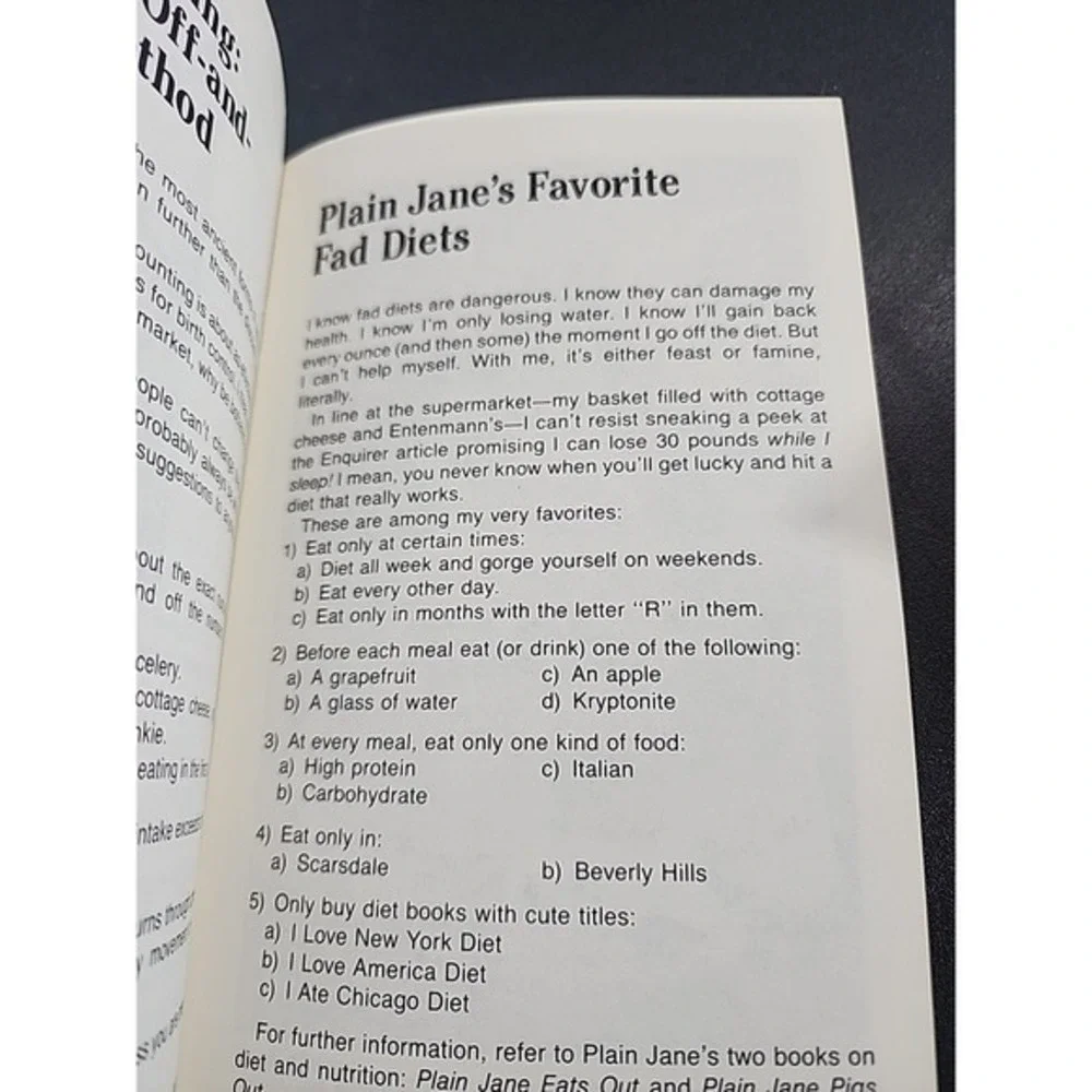 PLAIN‎ JANE WORKS OUT softcover book by LINDA SUNSHINE